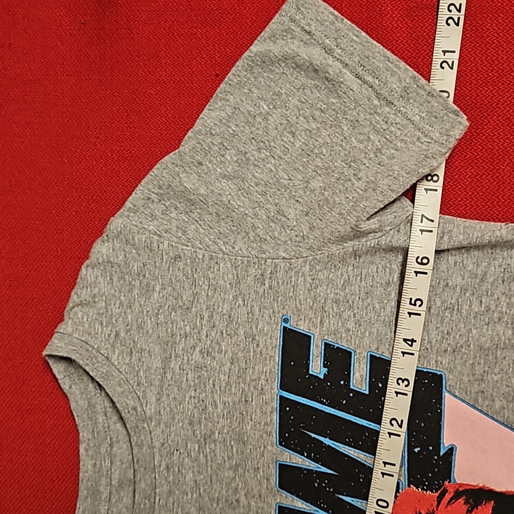 David Bowie distressed gray short sleeve graphic tee Small Ziggy Stardust - Picture 5 of 7